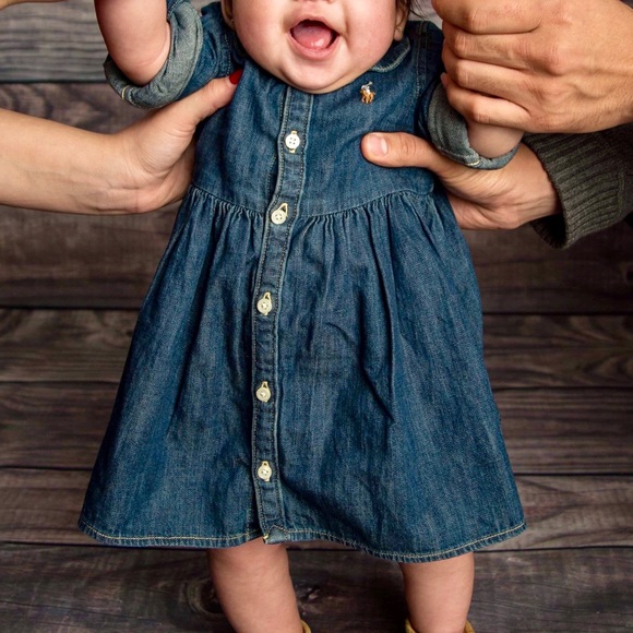 Ralph Lauren 6M denim dress - Picture 3 of 3